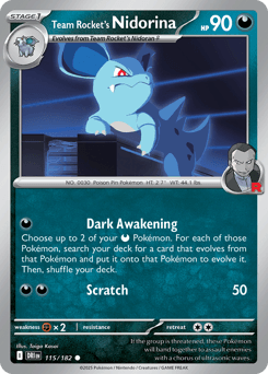 Team Rocket's Nidorina