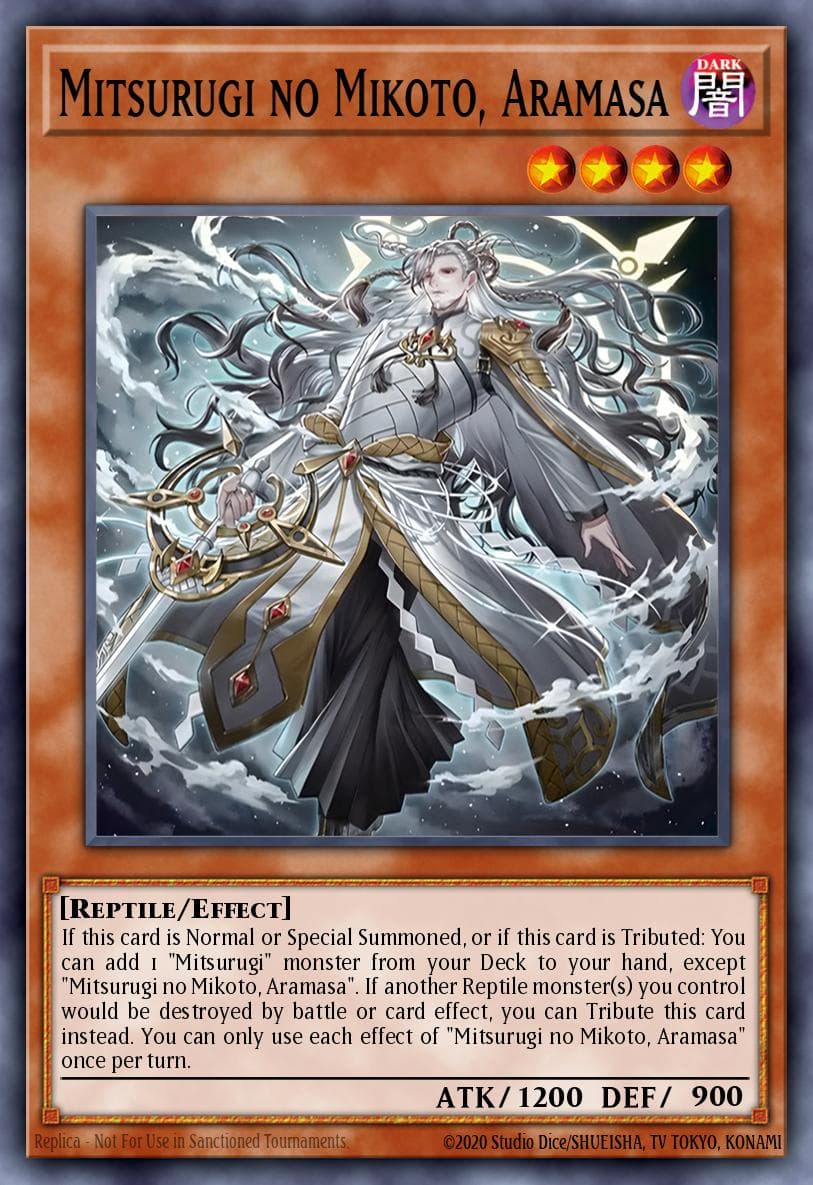 Mitsurugi no Mikoto, Aramasa