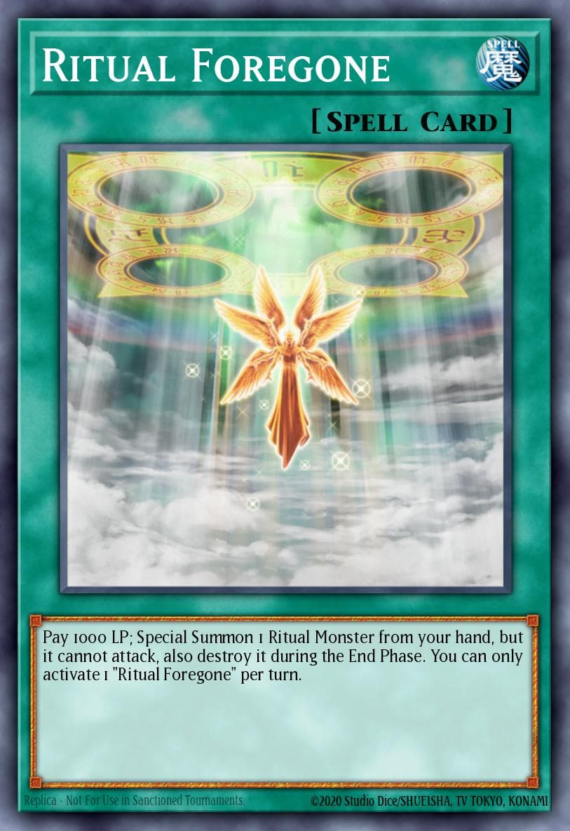 Ritual Foregone