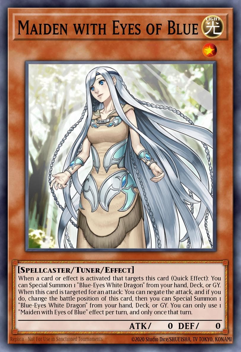Maiden with Eyes of Blue