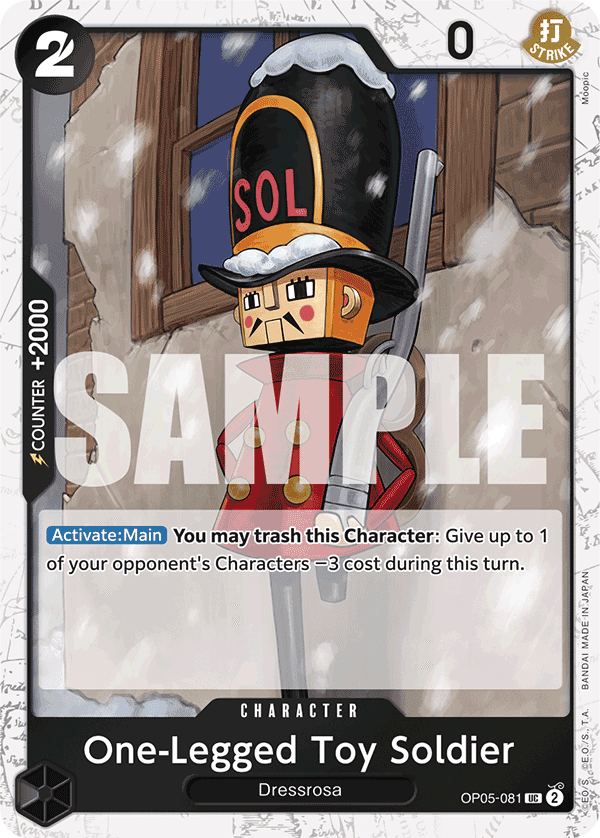 One-Legged Toy Soldier (Jolly Roger Foil)
