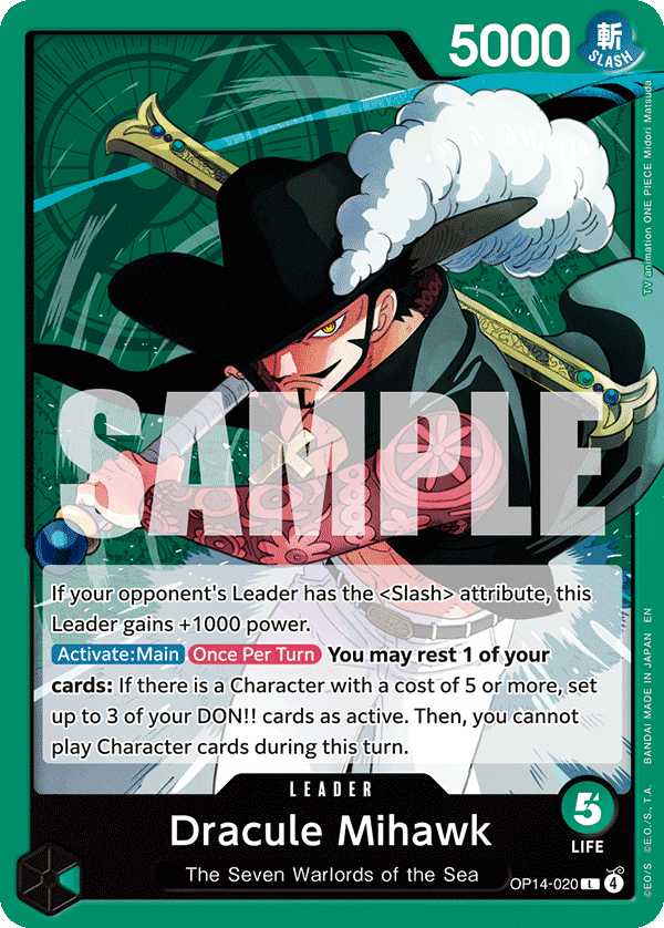 Dracule Mihawk - OP14-020
