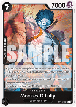 Monkey.D.Luffy (OP15-092)