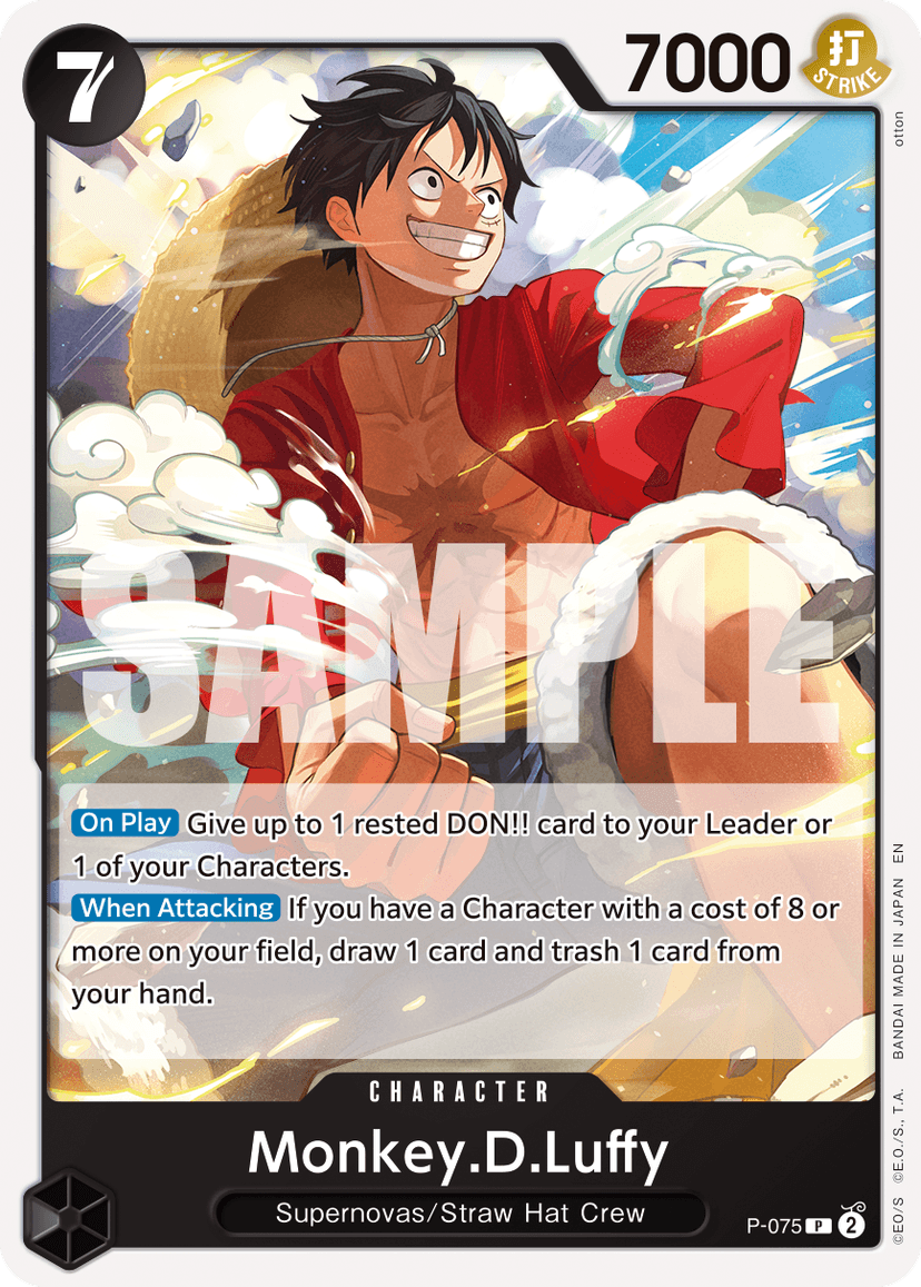 Monkey.D.Luffy - P-075 (Pirate Foil)