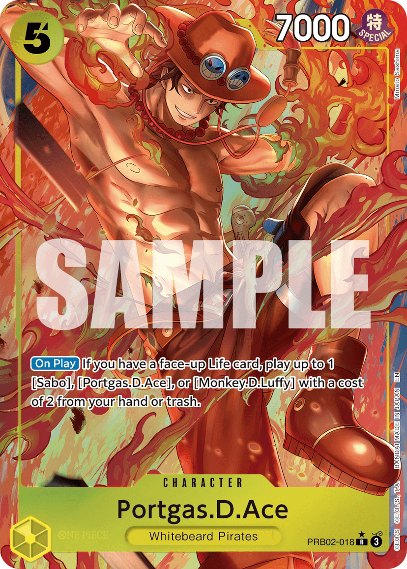 Portgas.D.Ace - PRB02-018 (Alternate Art)