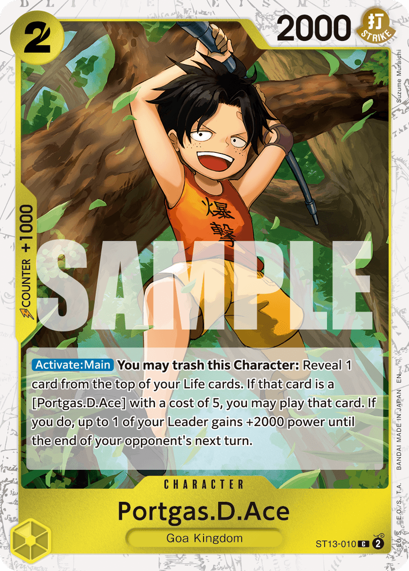 Portgas.D.Ace - ST13-010 (Pirate Foil)
