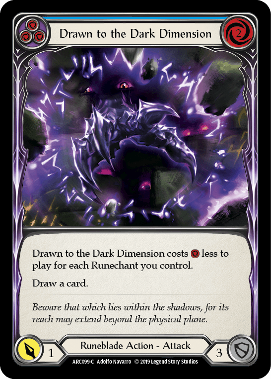 Drawn to the Dark Dimension