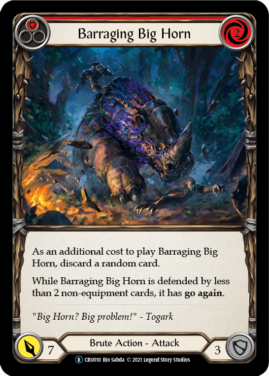 Barraging Big Horn