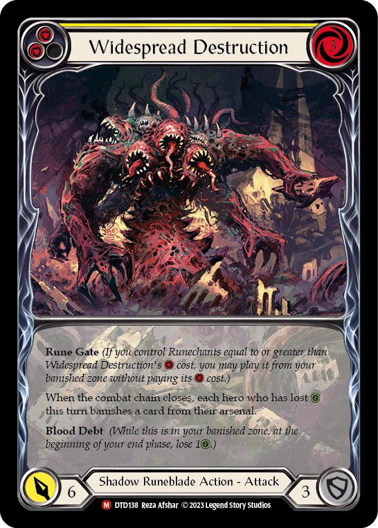 Widespread Destruction