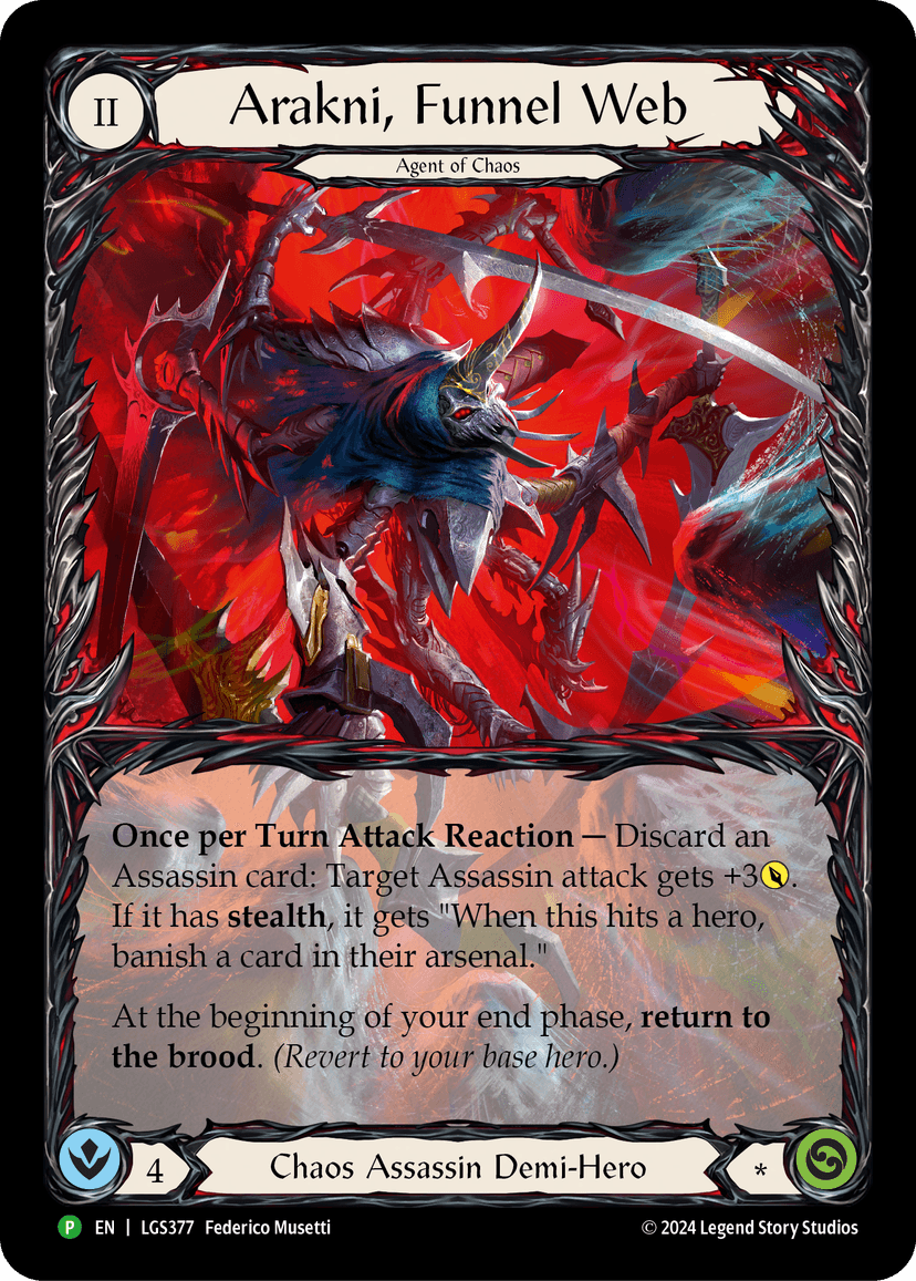 Arakni, Funnel Web