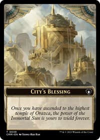 City's Blessing // Rat Double-Sided Token