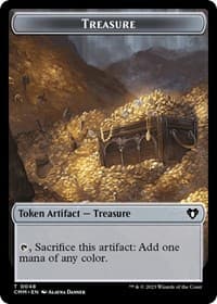 Treasure // Emblem - Teferi, Temporal Archmage Double-Sided Token