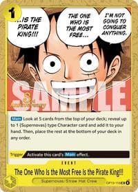 The One Who Is the Most Free Is the Pirate King!!!