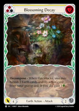 Blossoming Decay