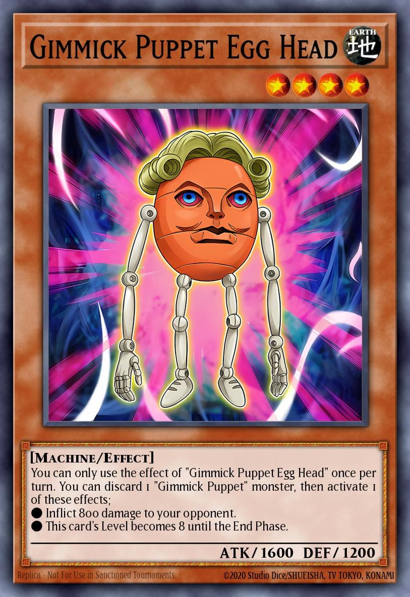 Gimmick Puppet Egg Head