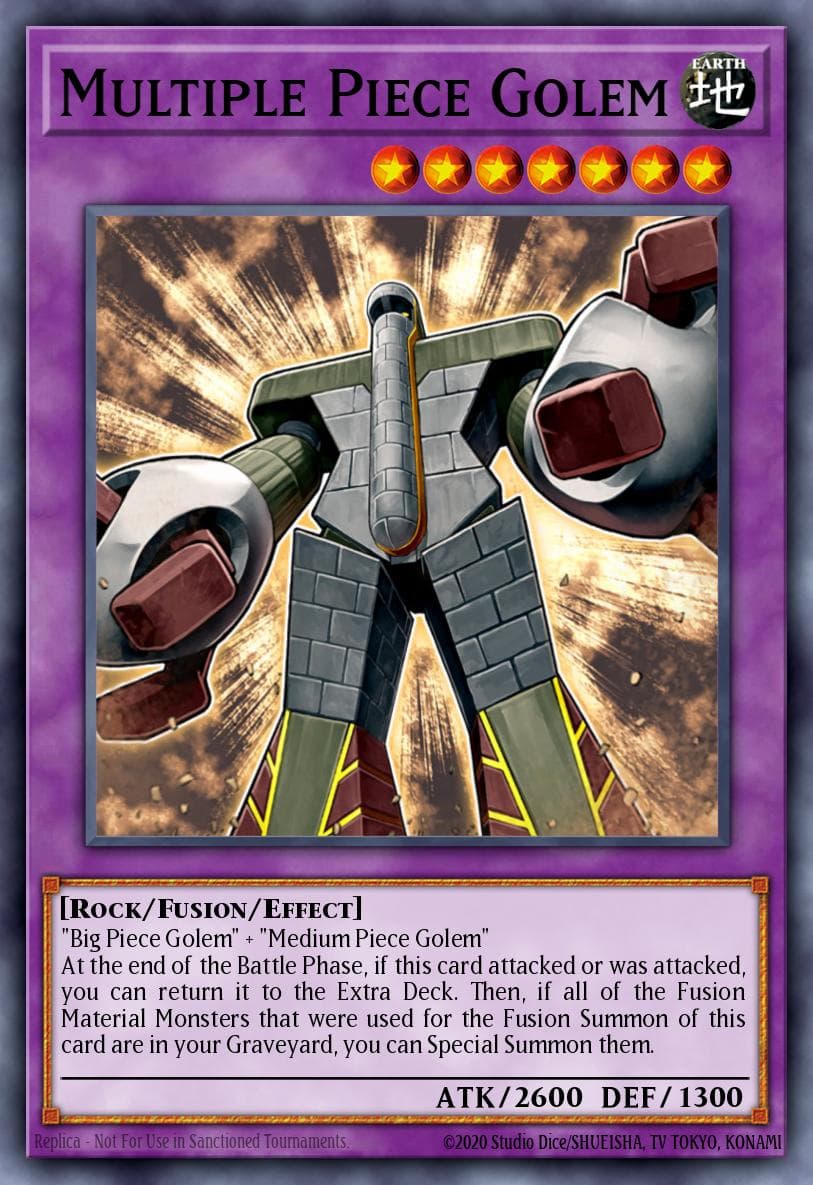 Multiple Piece Golem