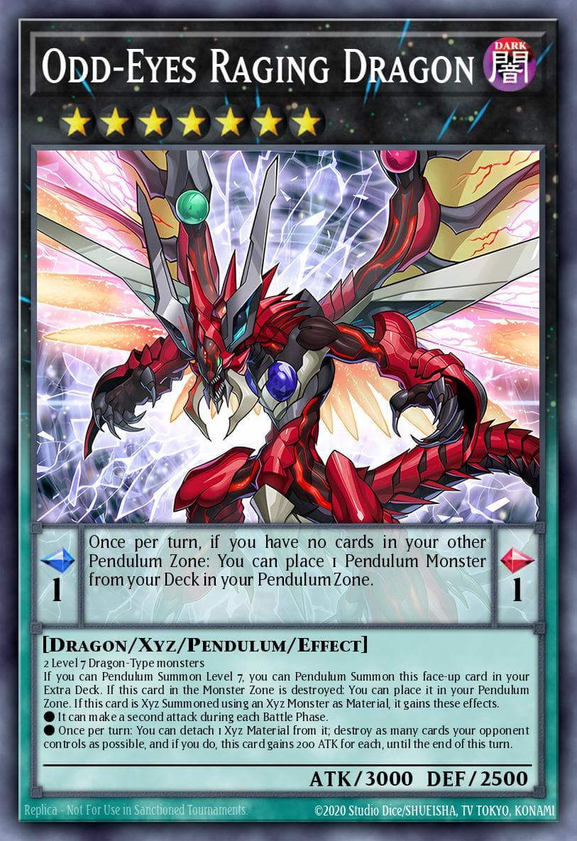Odd-Eyes Raging Dragon