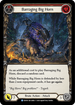 Barraging Big Horn