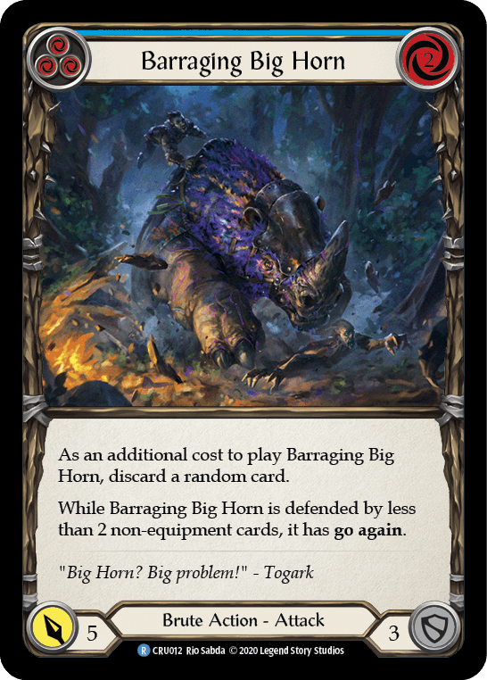 Barraging Big Horn
