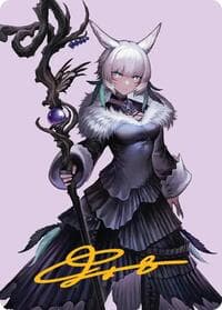 Y'shtola, Night's Blessed Art Card (53) (Gold-Stamped Signature)