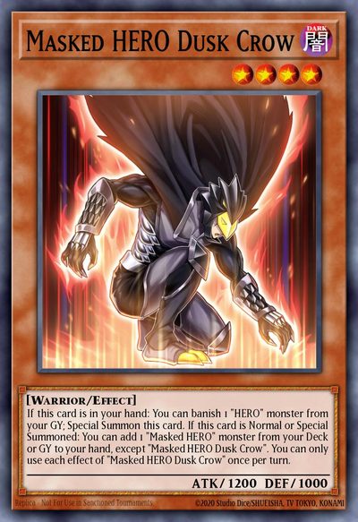 Masked HERO Dusk Crow