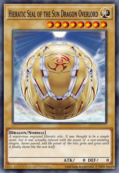 Hieratic Seal of the Sun Dragon Overlord
