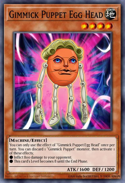Gimmick Puppet Egg Head