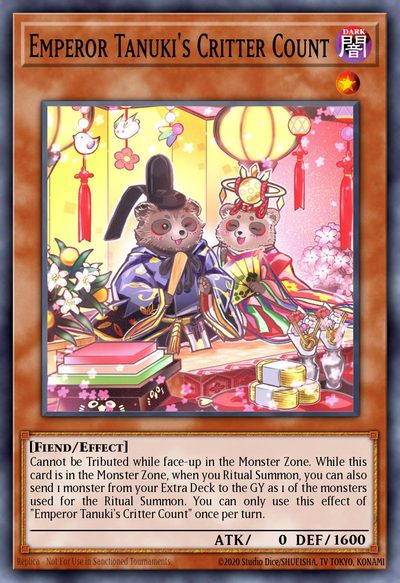 Emperor Tanuki's Critter Count