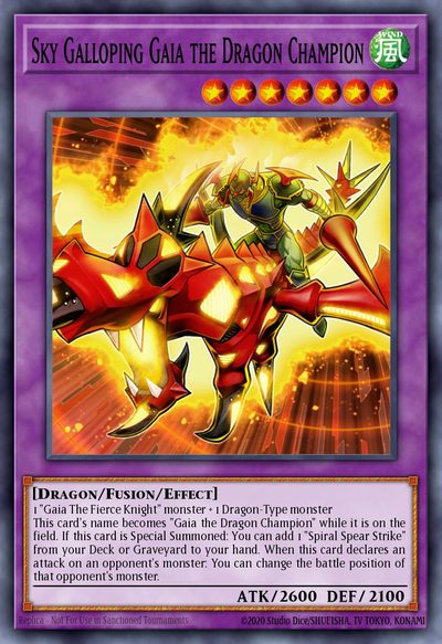 Sky Galloping Gaia the Dragon Champion