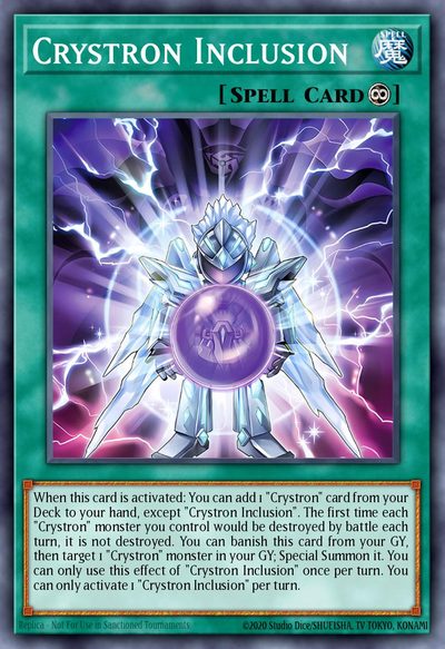 Crystron Inclusion