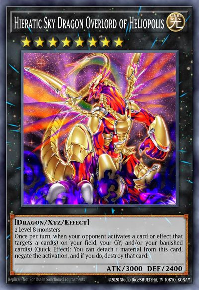 Hieratic Sky Dragon Overlord of Heliopolis
