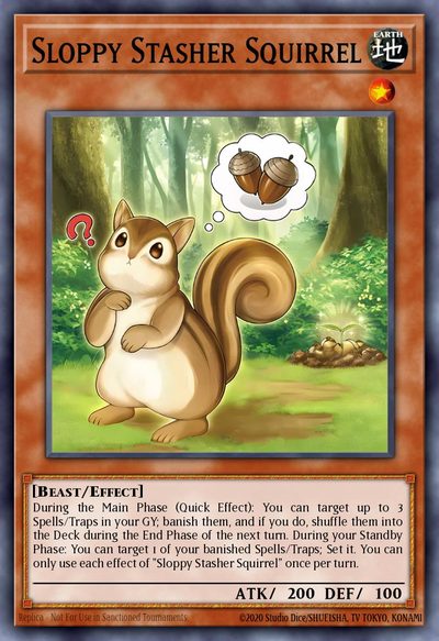 Sloppy Stasher Squirrel