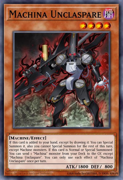 Machina Unclaspare