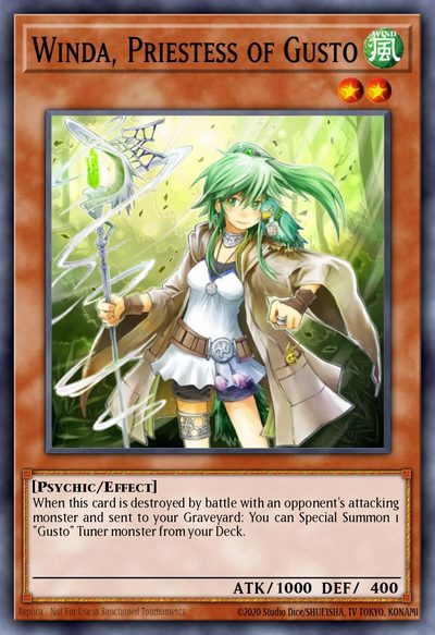 Winda, Priestess of Gusto