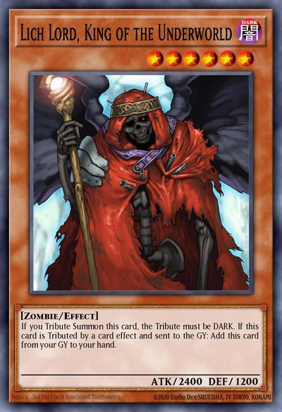 Lich Lord, King of the Underworld