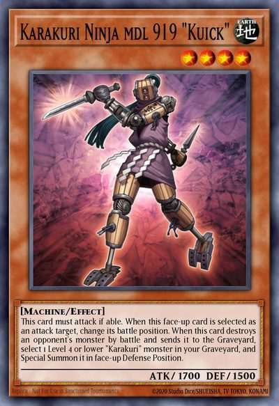 Karakuri Ninja mdl 919 "Kuick"