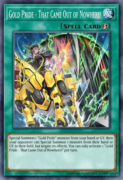Gold Pride - That Came Out of Nowhere!