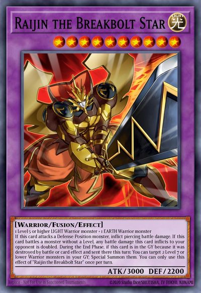 Raijin the Breakbolt Star